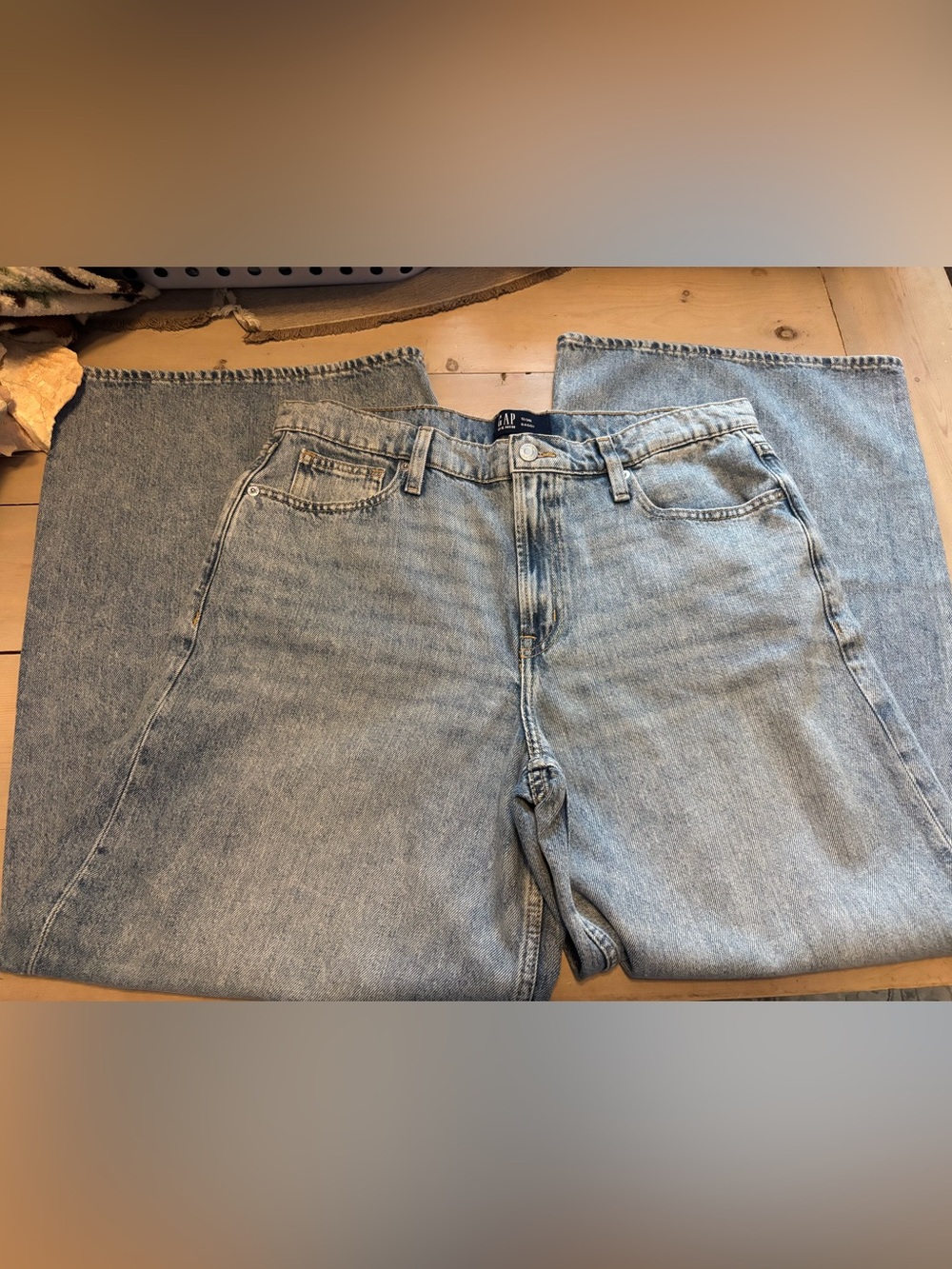 Women's GAP Light Blue Baggy Jeans size 12R/31